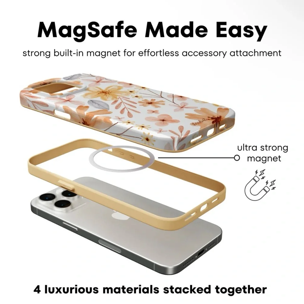 Boho Bloom MagSafe Phone Case